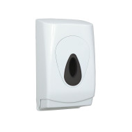 Bulkpack Toiletpapierdispenser Kunststof Wit