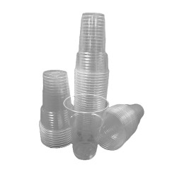 Plastic Bierbeker 250cc Transparant | 1000 stuks