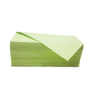 Handdoeken Z gevouwen 100% Cellulose Groen 2 laags 23x25 cm