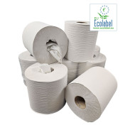 Handdoekrol Midi Centerfeed Recycled Tissue 1 Laags 19cm | 6 x 300 meter