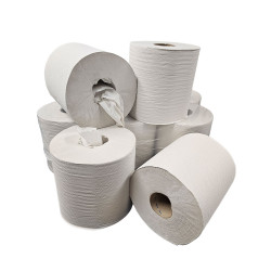 Handdoekrol Midi Centerfeed Recycled Tissue 1 Laags 19cm | 6 x 300 meter