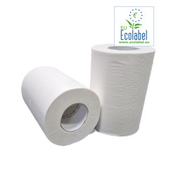 Handdoekrol Mini Centerfeed EU ecolabel 1 Laags 19cm 120 meter