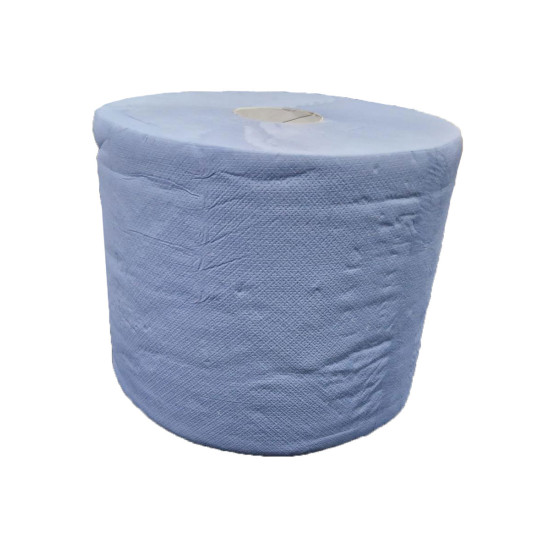 Industriepapier verlijmd 100% Cellulose 24cm 300 meter Blauw