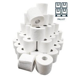 Toiletpapier Traditioneel | 2 Laags | 200 Vel | 2304 Rollen per Pallet