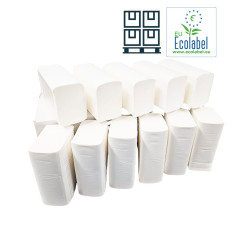 Handdoeken Multifold X | H2 | EU Ecolabel | 2-Laags | 20.5 x 24 x 8 cm | 880 pakken per Pallet