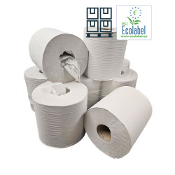 Handdoekrol Midi Centerfeed Recycled Tissue 1 Laags 19cm | 288 rollen per Pallet