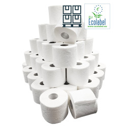 Toiletpapier Traditioneel EU Ecolabel  | 2 Laags | 200 Vel | 2304 Rollen per Pallet