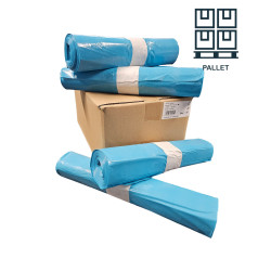 Afvalzakken 140 liter | LDPE Blauw | 80 x 110 cm | T60my | 600 rollen per Pallet