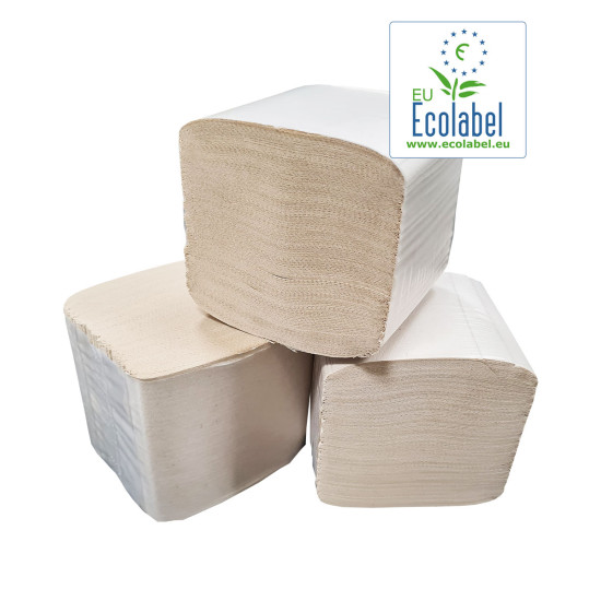 Toilet Paper EU Ecolabel Bulk Pack 100% Recycled 2 Laags 10 x 21 cm 40 x 225 vel