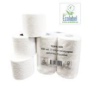 Toiletpapier Traditioneel EU Ecolabel 100% Cellulose 2 Laags 400 Vel