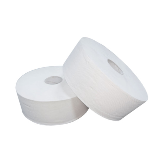 Toiletpapier Maxi Jumbo 100% Cellulose 2 Laags 380 Meter op Rol