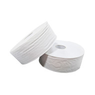 Toiletpapier Maxi Jumbo 100% Recycled 1 Laags 525 Meter op Rol | 6 Rollen