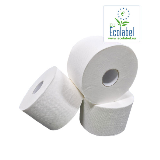 Toiletpapier Compact EU Ecolabel 100% Cellulose 2 laags 100 meter